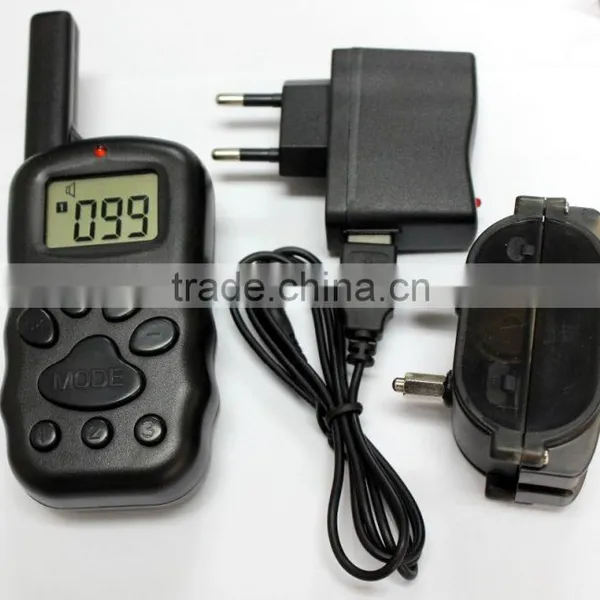 Remote 100 Levels 3 Dogs Control Waterproof Electric Slave Shock Dog Collar photo-4