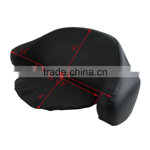 King Chopped Tour Pack Backrest Pad For Road Electra Street Glide 97-13 photo-2