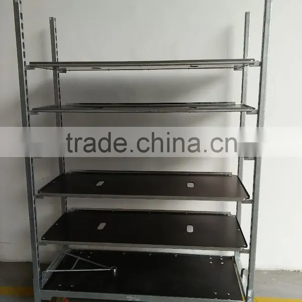 379 Greenhouse Flower Plant Seedling Dish Pot Tray Cart With Four Wheels photo-3