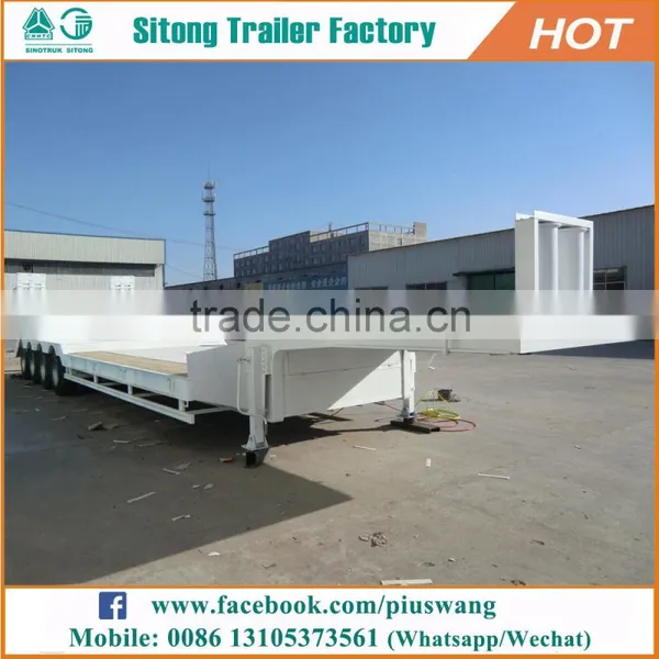 Tri-axle Semi Trailer 60-100tons Used Low Bed Trailers for Sale photo-5
