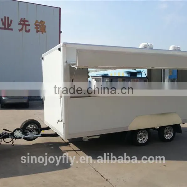 Trailer Mounted Generator for Sale Gas Run Mobile Food Cart photo-2