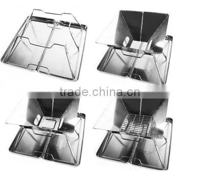 Deluxe Stainless Steel Folding Bbq Grills photo-3
