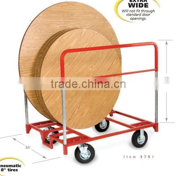 27 1/2" x 38 1/2 Vinyl Coating Red Panel Cart photo-3