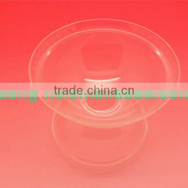 Disposable Biodegradable Clear Plastic Dome Lids,PLA Plastic Yogurt Cup Lid photo-4