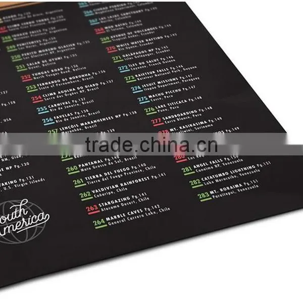 CT-748 New Travel Gift of World Map for Creative Poster Present Black Map photo-3