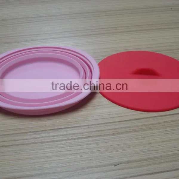 Silicone Feeding Bowl Water Dish Collapsible Travel Portable Bowl photo-6