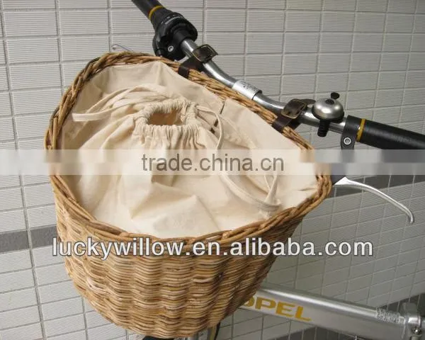 Bicycle Basket Made With Wicker photo-5