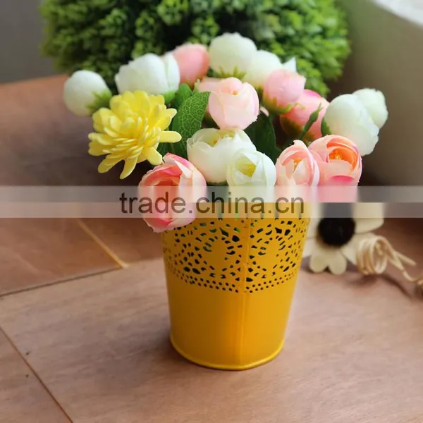 Eco-friendly Toy Bucket/Metal Small Garden Pot/ Zinc Flower Planter photo-3