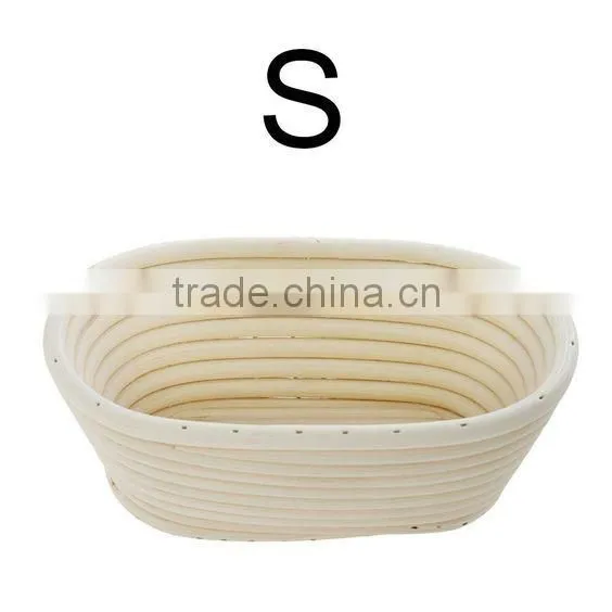 Oval Shape 100% Handmade Baguette Proofing Rattan Banneton Basket photo-4