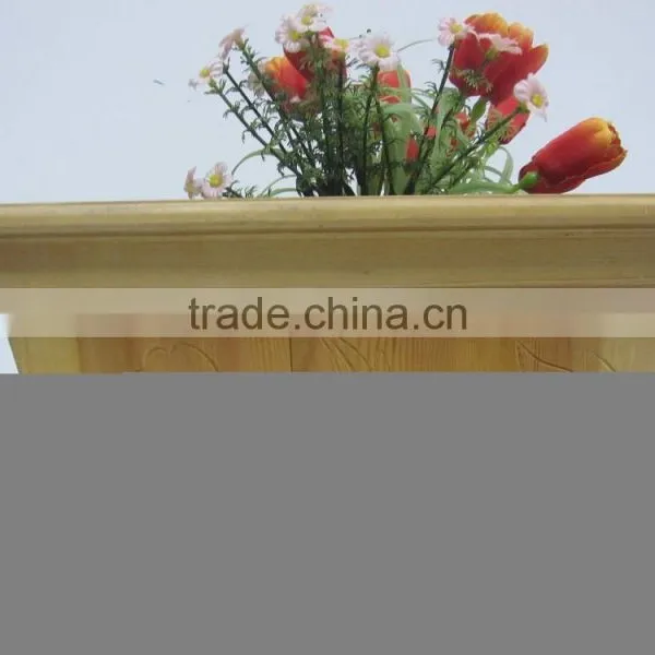 Custom Antique White Plant Pots,outdoor Wood Flower Pot photo-3