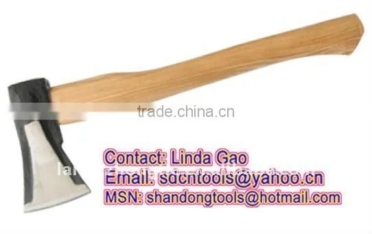 OEM Orders High Quality Drop-forged Hatchet With Ash Wooden Handle Hand Tools