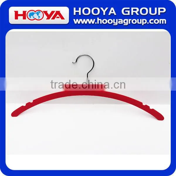 10PACK Candy Colour Plastic Velvet Flocking Clothes Hanger for Famale photo-2