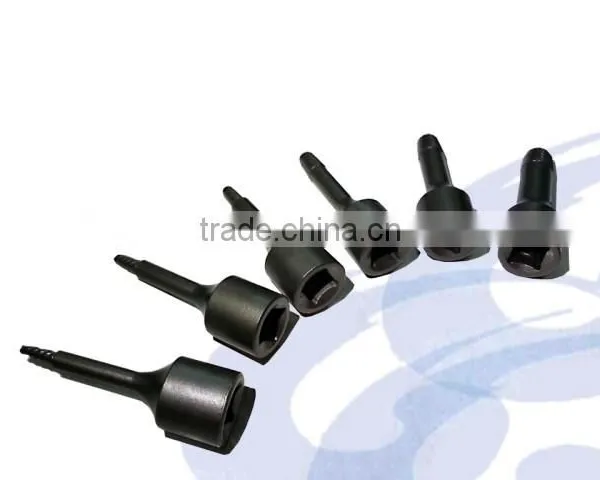 2mm to 10mm Alloy Steel 6PC Auto Repair Impacts Screw Extractor Kit With 3/8 INCH Drive photo-2
