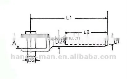 Industrial Horizontal Ceiling Wall Lifeline System Stainless Steel Cable Bracket photo-4