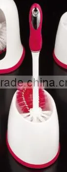 High Quality New Style Plastic Toilet Cleaning Brush With Holder Set photo-3