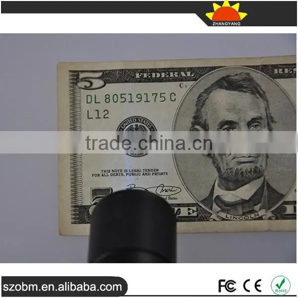 Small Portable Led Purple Light UV LED Flashlight 365-370nm 9 LED Flashlight Torch photo-6