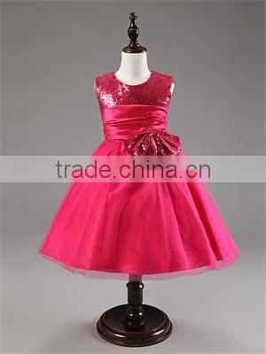 Little Baby Girls Dress Party Costume Bow Lace Sequins Flower Princess Tutu Dresses Children Clothes Kids Clothing photo-4