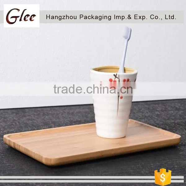 Graceful Ec-friendly Trendy Custom Environmental Rectangular Bamboo Tray photo-2