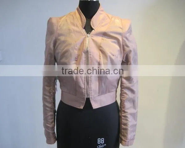 Jackets Product Type and 100% Polyester Shell Material Leather Jacket Coat photo-5