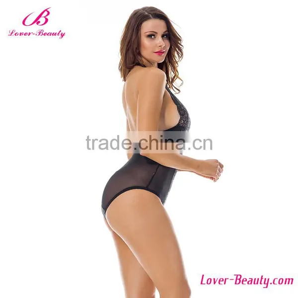 High Quality Lace Hanging Neck Sexy Women Babydoll Linger photo-4