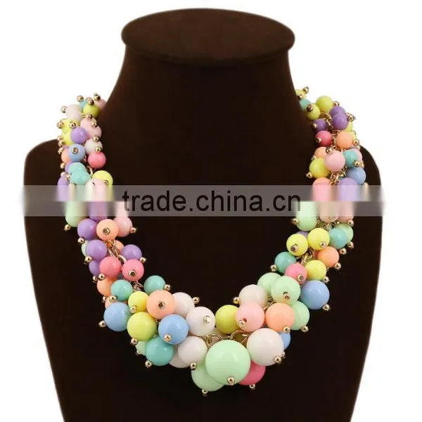 Zm33314a Simple Women Elegant Faux Pearl Wedding Necklace for Ladies photo-5