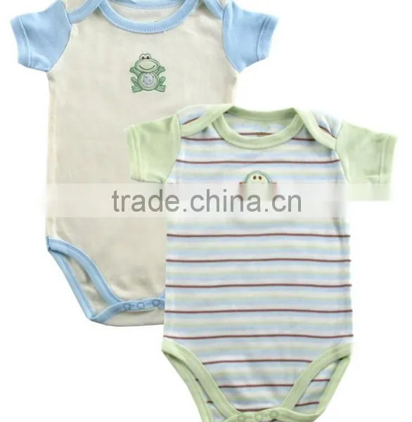 Printed Summer Wear Short Sleeve Pattern Custom Made Infant Cotton Smocked Infant Baby Clothes Wholesale Price photo-3