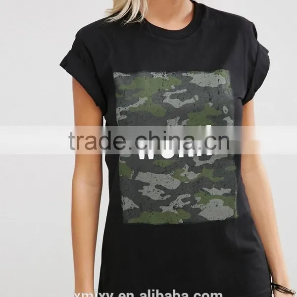 Chinese Manufacturers Custom Shirt for Woman High Quality Women T-shirt Casual Style photo-3