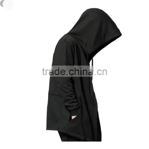 Hot 2016 New Arrival Black Men's Cloak Hooded Male Streetwear Sweatshirts Hip Hop Spring Full Sleeves Clothing,Christmas Sweater photo-3
