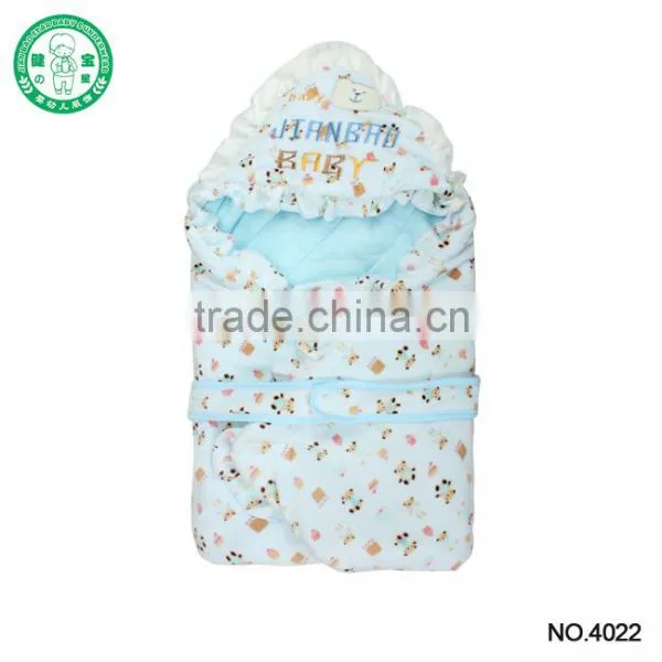 Velvet Embroidery Quilted Baby Sleeping Bag photo-3