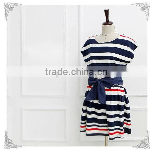 Latest Elegant Casual Cotton Striped Stylish African Dresses photo-4