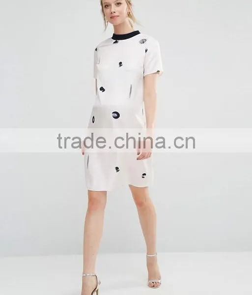 New Design New Printing Cotton Fabric Short Sleeve Maternity Wear photo-5