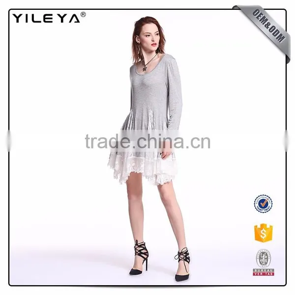 Short Crochet Hem Design 2017 Fashion Dress Womens Girl Summer photo-2