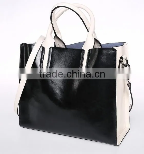 China Supplier High Quality Private Label Designer Women Genuine Leather Handbags photo-2