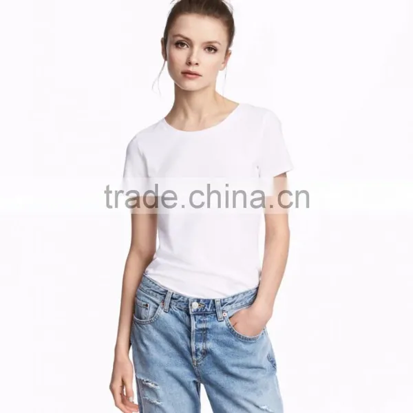 Guangzhou Factory OEM Customized Causal Style Plain Dyed 100% Cotton 160g Short Sleeve O-Neck Wholesale Blank T Shirts photo-2