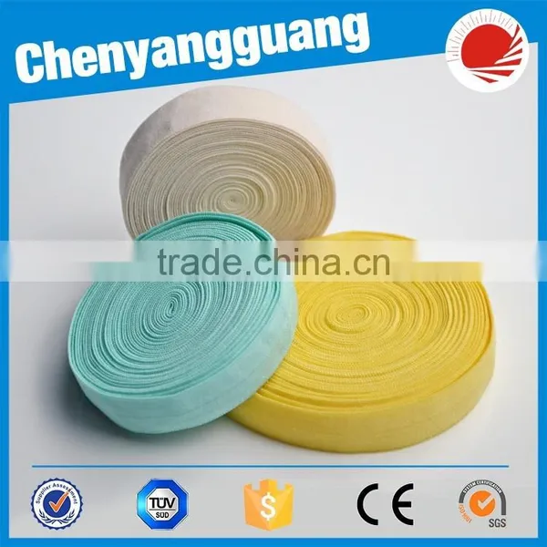 Customized Colorful Fold Over Elastic For Underwear Accessories photo-6