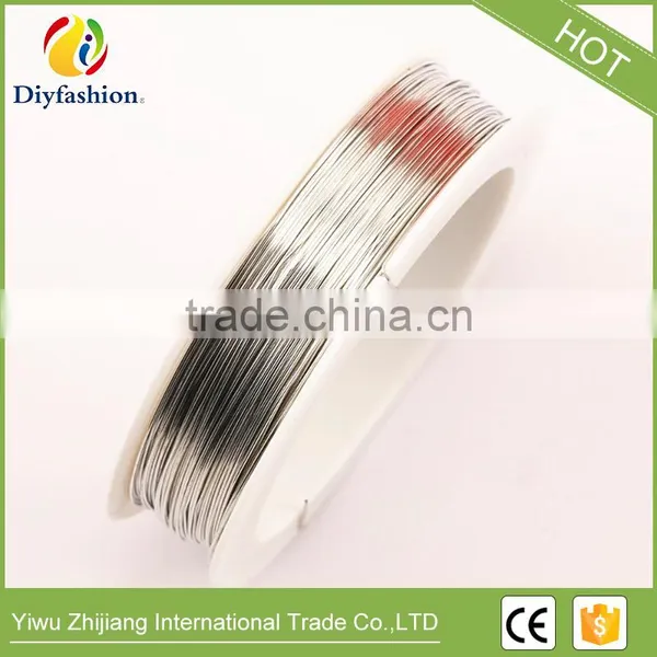 0.6 mm Silver Gold Plated Copper Wire Diy Beads Jewelry Making photo-4