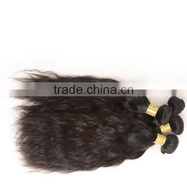 Wholesale Unprocessed Virgin Indian Hair 8A Natural Wave Indian Human Hair Weaves Wavy Extension photo-5