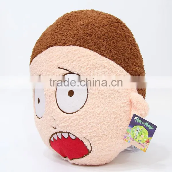 Wholesale Cartoon Character Rick and Morty Funny Cute Soft Plush Pillow photo-3