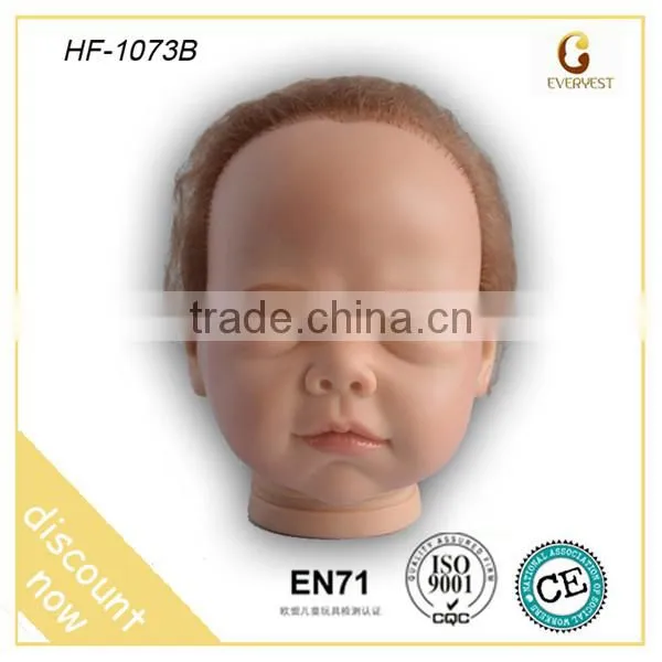 Factory Wholesale Silicone Vinyl Reborn Doll Kit VINYL DOLL HEAD