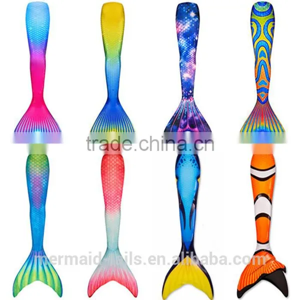 Newest Technology Girl's Swimmable Monofins Mermaid Tail for Swimming photo-6