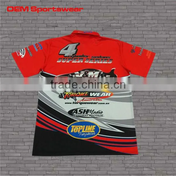 Cheap Custom Your Own Design Racing Team Shirts Wholesale photo-2