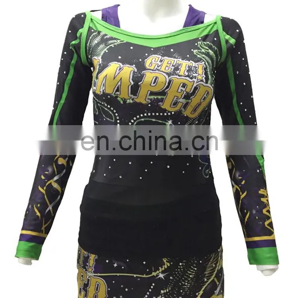 Design Hot Sell Custom Cheerleader Uniform Tennies Uniforms For Girls photo-2