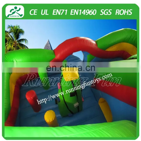 Attractive Inflatable Bouncy Castle Wholesalers, Inflatable Fun City With Obstcales Course for Sale photo-2