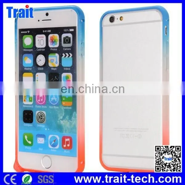 Gradient Color Style Hippocampal Buckle Hard PC Bumper Case for IPhone 6 4.7 Inch,pc Cell Phone Case for Iphone Case photo-2