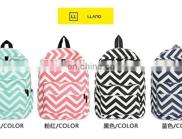 Wholesale High Quality Monogrammed Chevron Backpacks