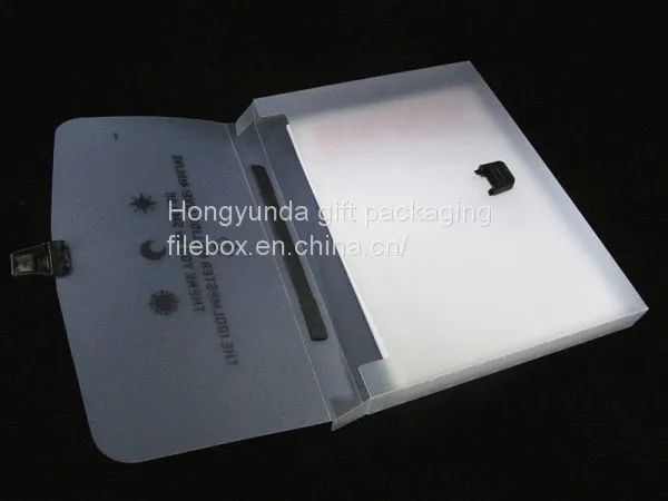 A2 Size Stationery Document Case With Handle Clear Plastic Carry Bags