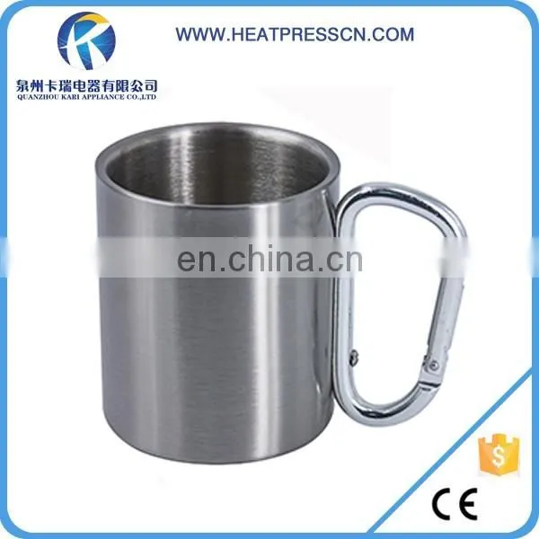 Carabiner Handle Stainless Steel Mug For Sublimation photo-3