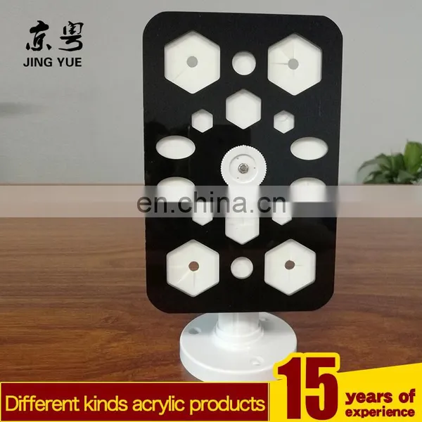 Factory Custom Hot Selling PMMA Makeup Brush Display Plexiglass Makeup Brush Display Stand Acrylic Makeup Brush Holder photo-3