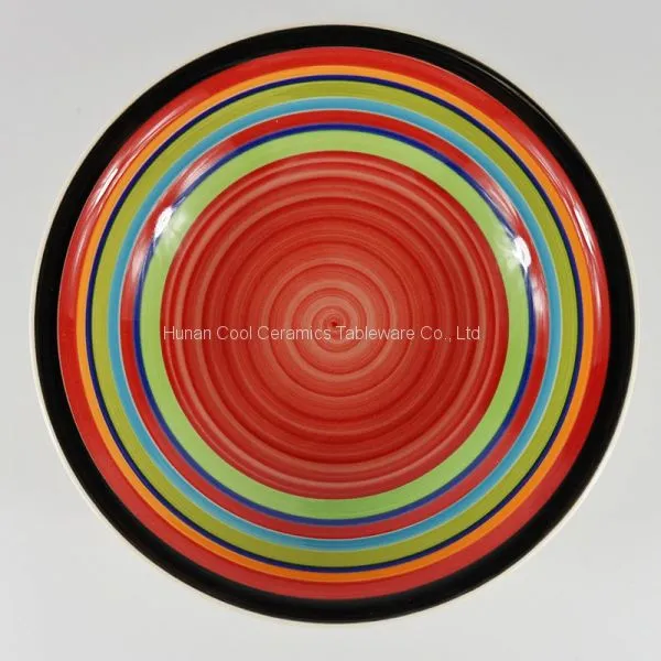 Wholesale Custom Cheap Restaurant Bulk Ceramic Printed Dinner Plate photo-3