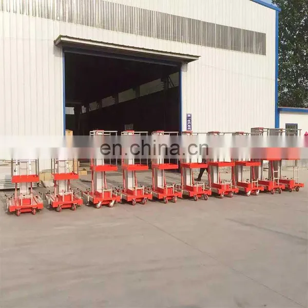 7LSJLI Shandong SevenLift Electric Manual Vertical Hydraulic Mobile Aluminum Ladder Work Platform Lift photo-2